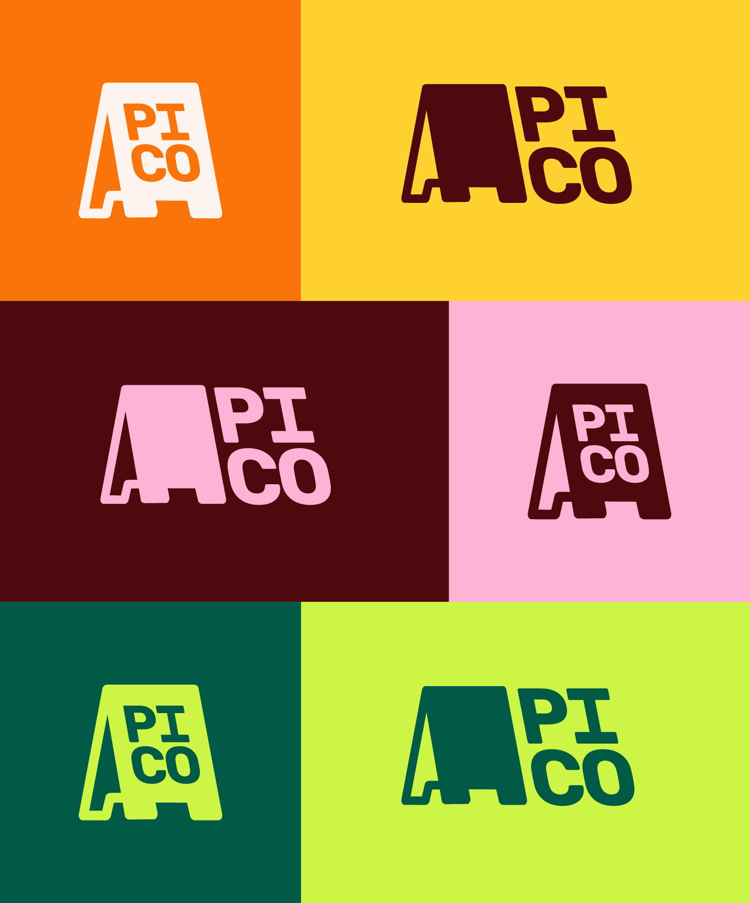 Pico mobile catering platform identity